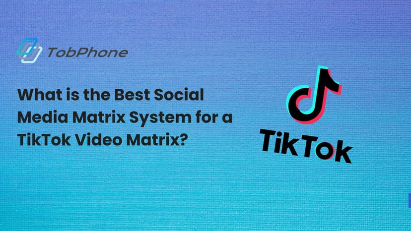 What is the Best Social Media Matrix System for a TikTok Video Matrix?